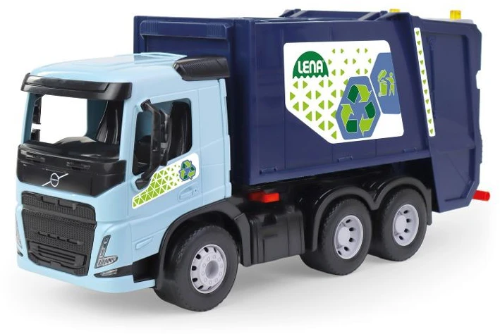 Pojazd Važiuoklė Transporto priemonė „Worxx Volvo FMX“ šiukšliavežė dėžėje