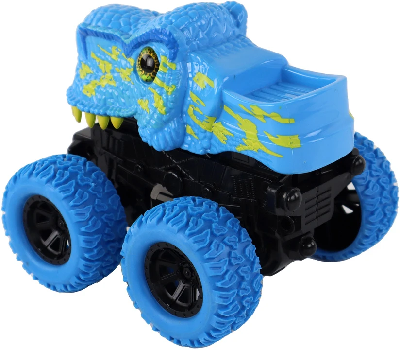Žaislinis automobilis Tyrannosaurus Lean Toys, mėlynas, 12x11x11,5 cm