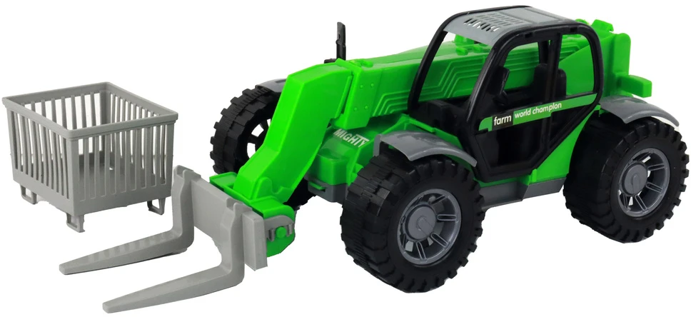 Lean Toys Žaislinis traktorius, žalias