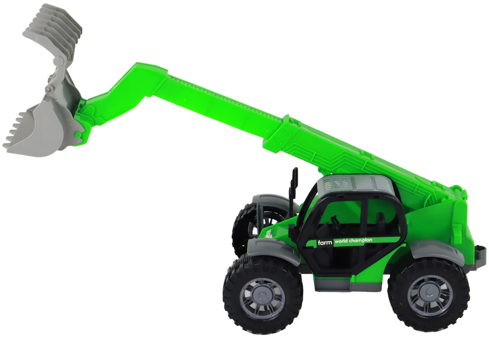 Lean Toys Žaislinis traktorius, žalias