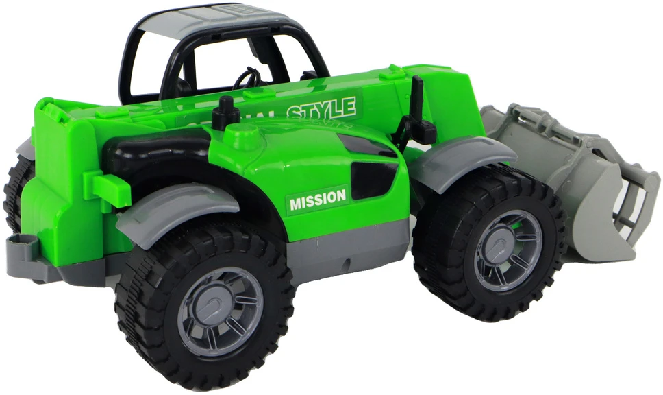 Lean Toys Žaislinis traktorius, žalias