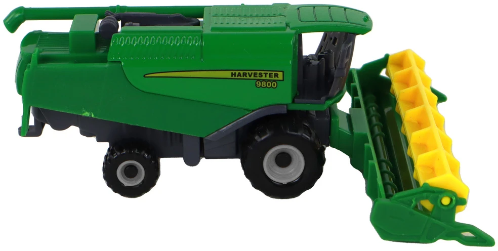 Žaislinis kombainas Lean Toys, žalias