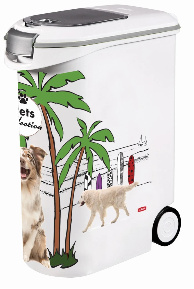 Keter CURVER MAISTO SAUSO ĖDALO DĖŽĖ 20KG PetLife 54l