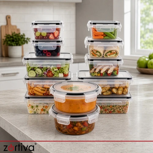 „Zortiva“ maisto konteinerių rinkinys – 12 vnt.