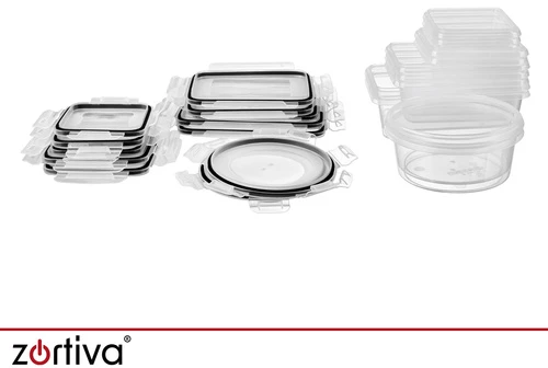 „Zortiva“ maisto konteinerių rinkinys – 12 vnt.