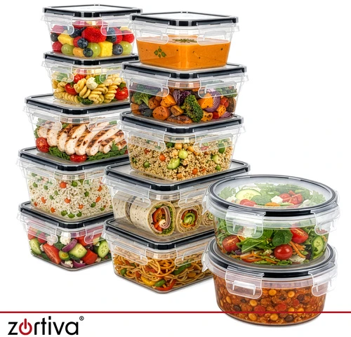 „Zortiva“ maisto konteinerių rinkinys – 12 vnt.