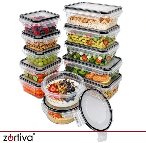 „Zortiva“ maisto konteinerių rinkinys – 12 vnt.