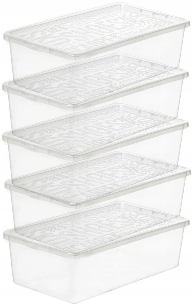 Pojemnik Plast Team Basic moteriška batų dėžutė 5 vnt.