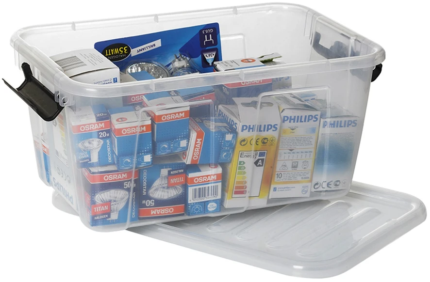 Plast Team Dėžė Home Box, su dangčiu, PPR/PPC, 8 l, 34,5 x 22,5 cm, H 15,8 cm, vnt