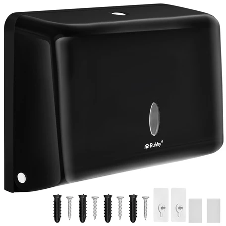 Ruhhy juodas paper towel dispenser