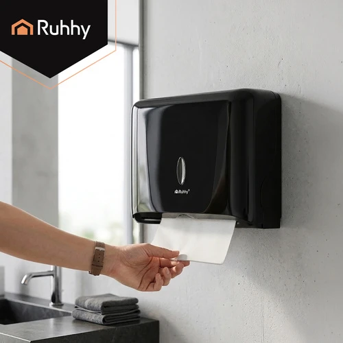 Ruhhy juodas paper towel dispenser