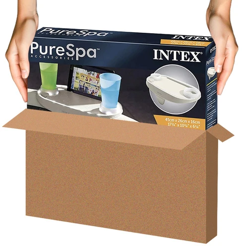 LED šviečiantis gėrimų laikiklis su vieta planšetiniam telefonui SPA INTEX 28520