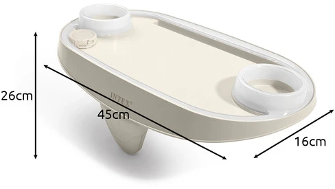 LED šviečiantis gėrimų laikiklis su vieta planšetiniam telefonui SPA INTEX 28520