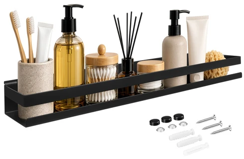 Juodas bathroom shelf Zortiva