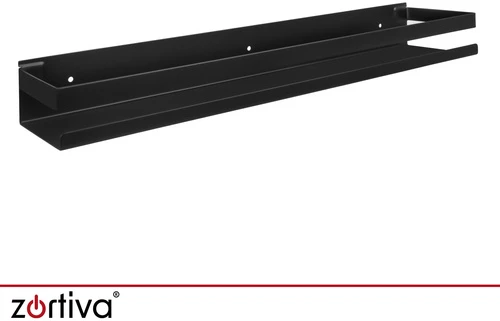 Juodas bathroom shelf Zortiva