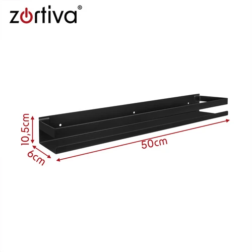 Juodas bathroom shelf Zortiva