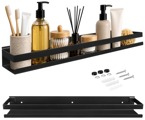 Juodas bathroom shelf Zortiva