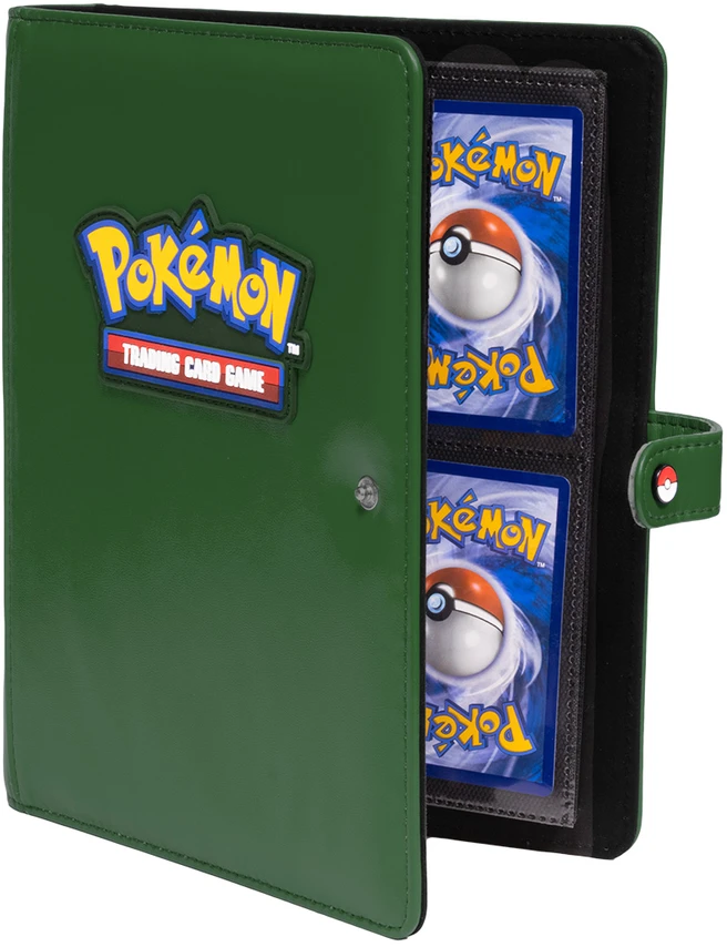 Ultra Pro UP - Premium Žalias Snap Binder for Pokémon