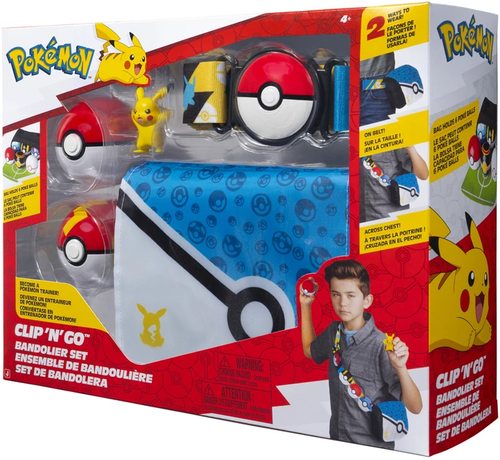 Pokémon – Clip N Go pernešimo diržo rinkinys Pikachu (PKW4171)
