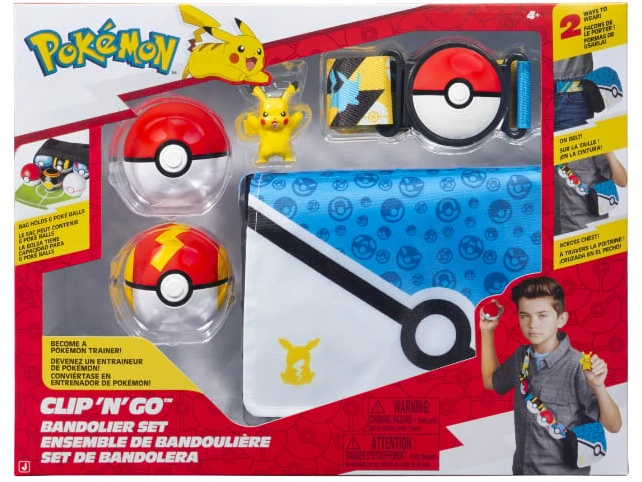 Pokémon – Clip N Go pernešimo diržo rinkinys Pikachu (PKW4171)