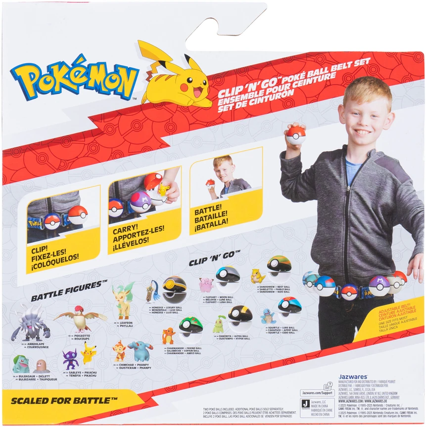 Pokémon - Clip N Go diržo komplektas Fuecoco (PKW4169)