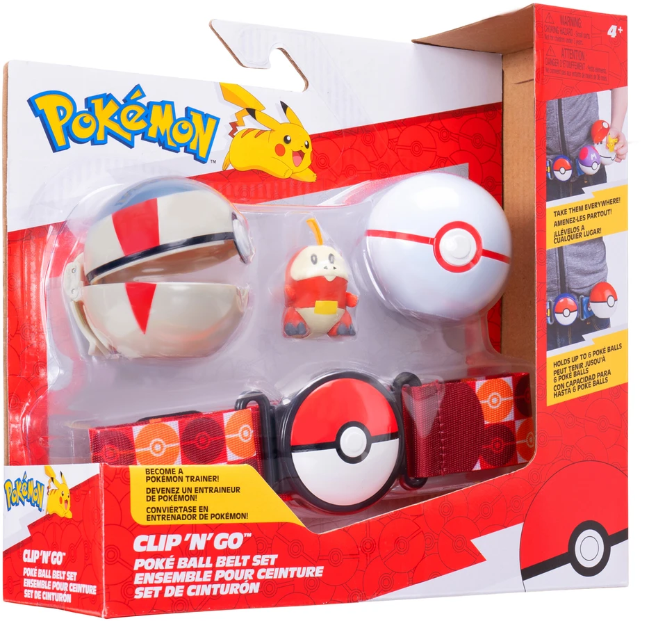 Pokémon - Clip N Go diržo komplektas Fuecoco (PKW4169)