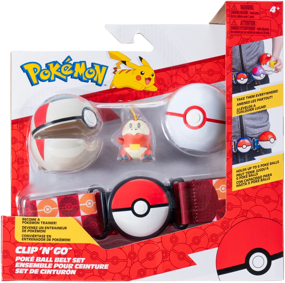 Pokémon - Clip N Go diržo komplektas Fuecoco (PKW4169)