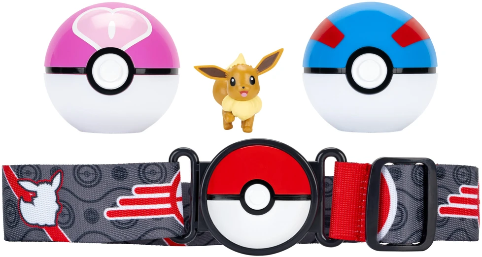 Pokémon - Clip N Go diržo rinkinys Eevee (PKW4167)
