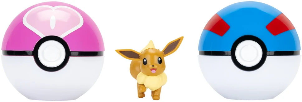 Pokémon - Clip N Go diržo rinkinys Eevee (PKW4167)