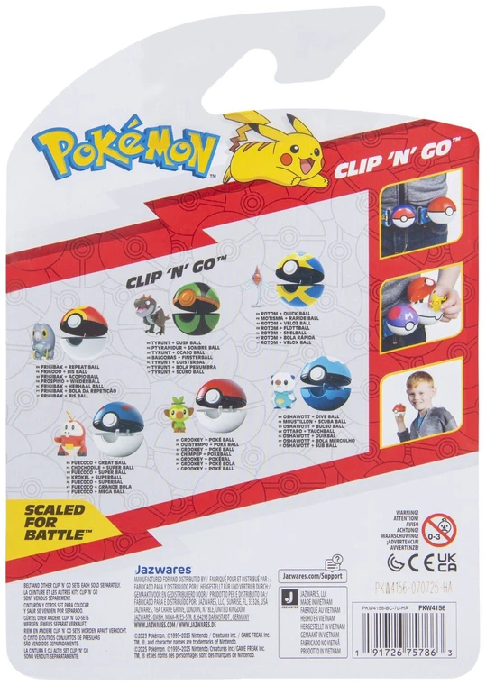 Pokémon – „Clip N Go Fuecoco“ su „Great Ball“ (PKW4156)