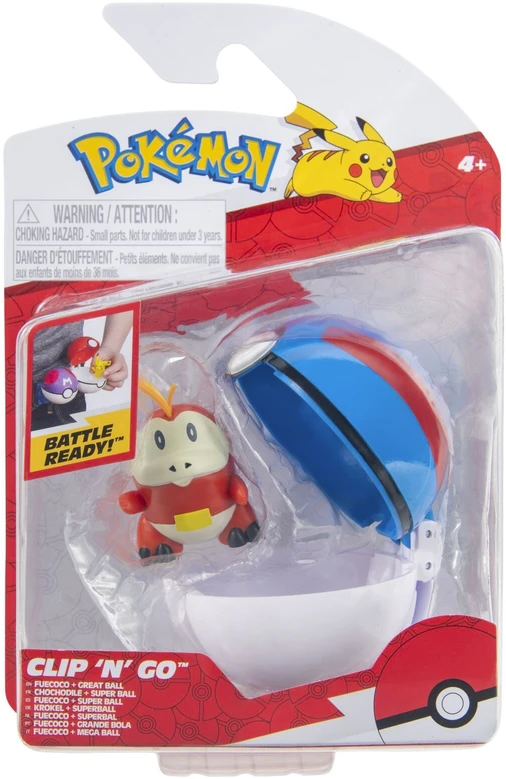 Pokémon – „Clip N Go Fuecoco“ su „Great Ball“ (PKW4156)
