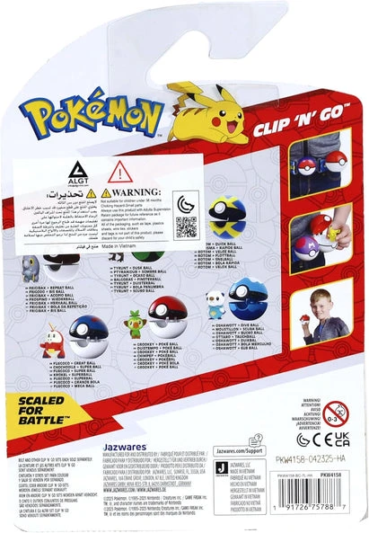 Pokémon - Clip N Go Oshawolt nardymo kamuolys W21 (PKW4158)