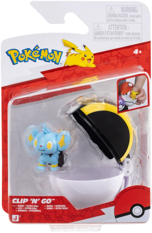 Pokémon - „Clip N Go Shinx“ su „Ultra Ball“ (PKW4607)