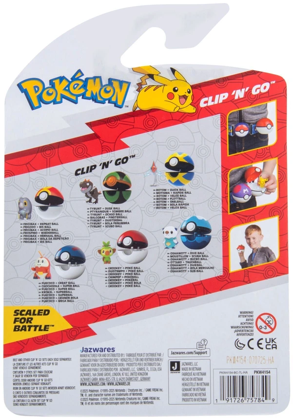 Pokémon - Clip N Go Tyrunt su Dusk Ball (PKW4154)