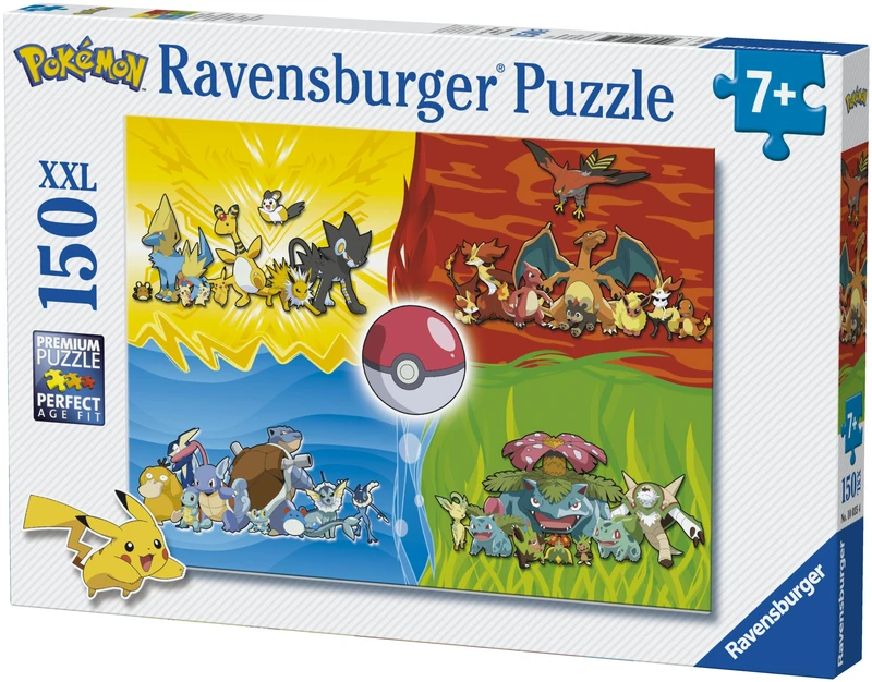 Ravensburger Dėlionė 150 vnt. - Pokemonai