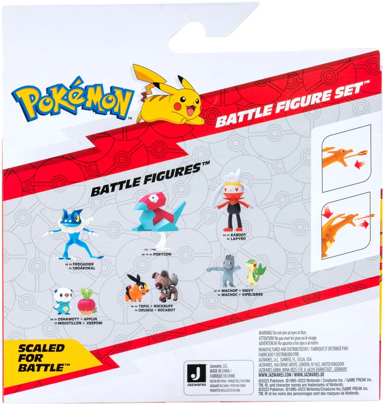 Pokémon - figūrėlių rinkinys 2 vnt. PK Charizard ir Pikachu (PKW3459)