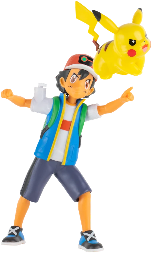 Pokemon - kovos figūrėlė - Ash Pikachu W10 (PKW2473)