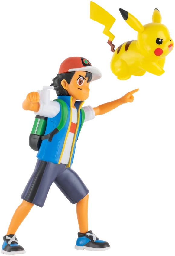 Pokemon - kovos figūrėlė - Ash Pikachu W10 (PKW2473)