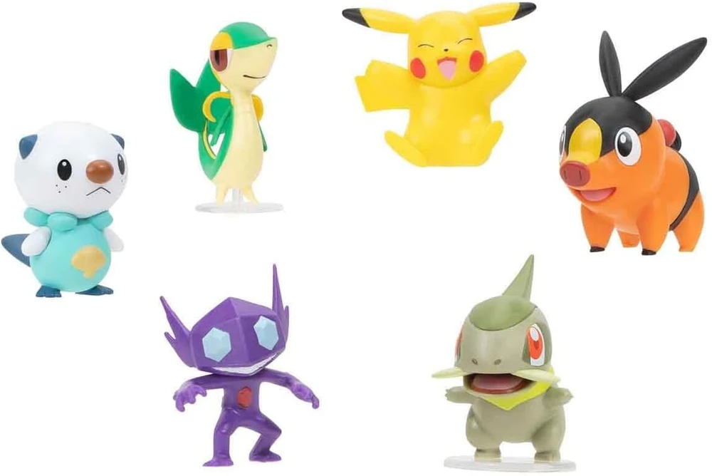 Pokemon - kovos figūrėlių 6 vnt. pakuotė