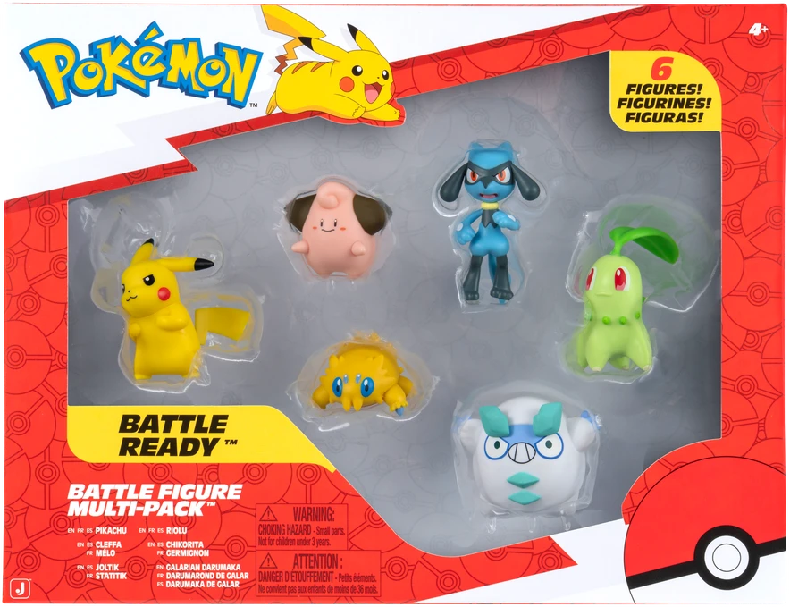 Pokémon - kovos figūrėlių 6 vnt. pakuotė (PKW4099)