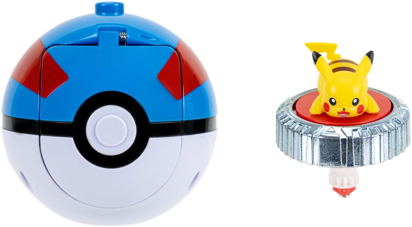Pokémon - Kovos suktukas Pikachu su dideliu kamuoliu (PKW4936)