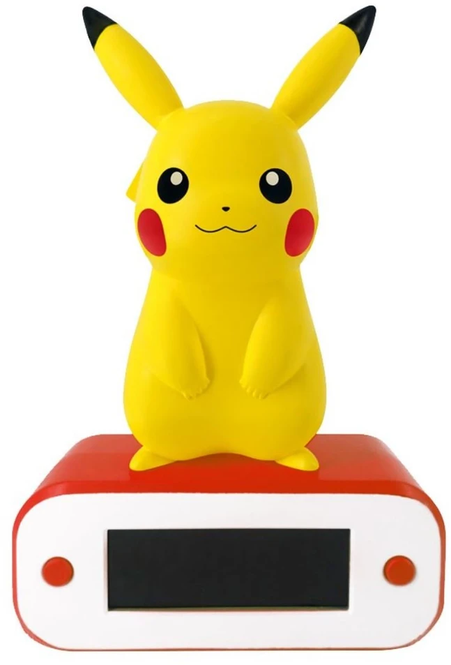 TEKNOFUN POKEMON - Pikachu - Žadintuvas su LED lempute