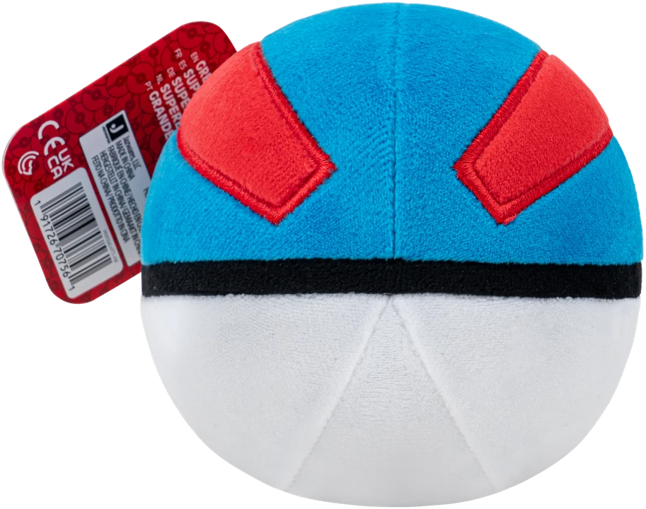 Pokémon - pliušinis 10 cm Pokeball (PKW3554-7)