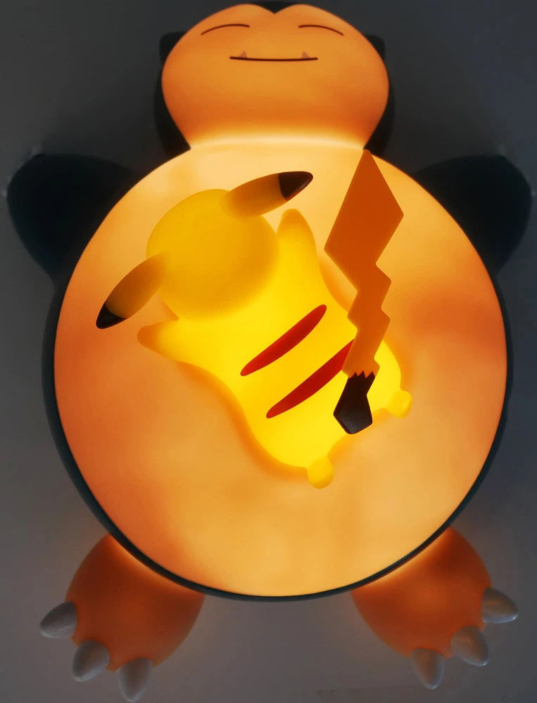 TEKNOFUN Pokemon - Snorlax Pikachu LED lempa