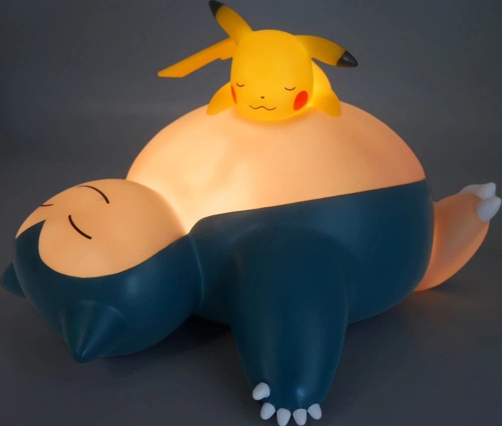 TEKNOFUN Pokemon - Snorlax Pikachu LED lempa