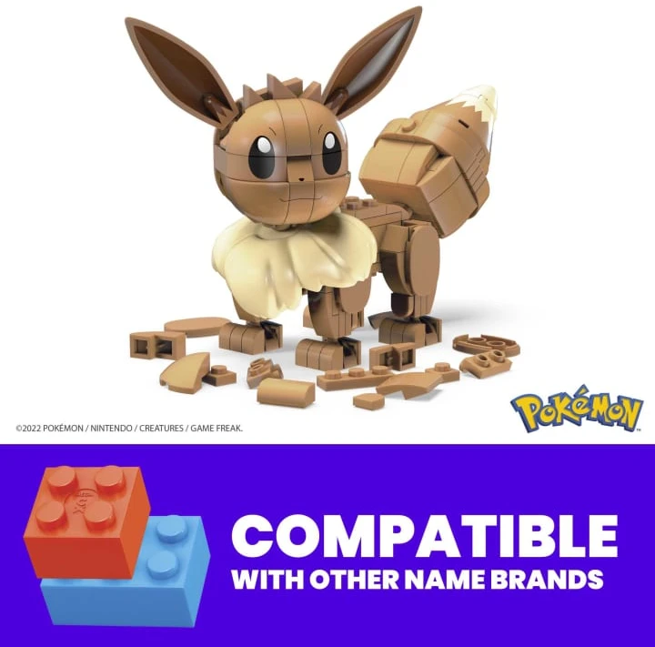 Mega Bloks Mattel MEGA CONSTRUX POKEMON rinkinys – Eevee (HDL84)