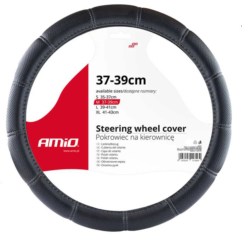 Amio Rato gaubtas Ø37-39cm, juodas