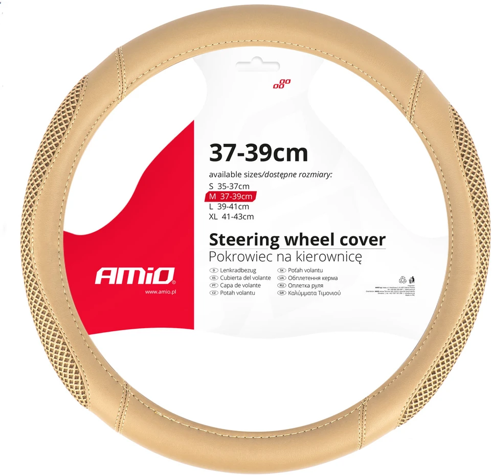 Amio Automobilio vairo užvalkalas 37-39cm, SWC-61-M