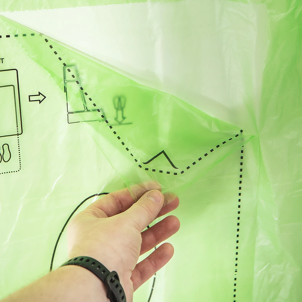 Neo Tools Dėklas- ECO 5 viename apsauginė folija (sėdynei, vairui, pavarų perjungimo svirčiai, rankiniam stabdžiui, kilimėliui) 200 vnt.