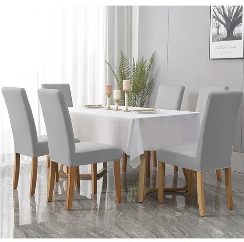 Kėdės užvalkalas - pilka velvet Ruhhy 22979